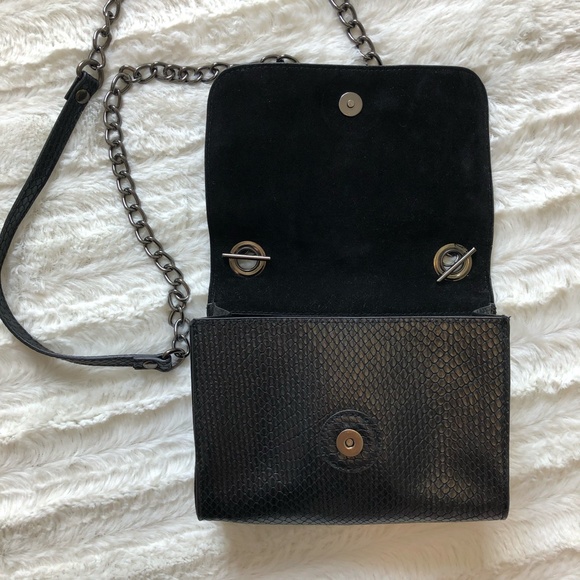 Circus by Sam Edelman Clive Pin Embellished Black Crossbody Bag Handbag Purse - Picture 5 of 11